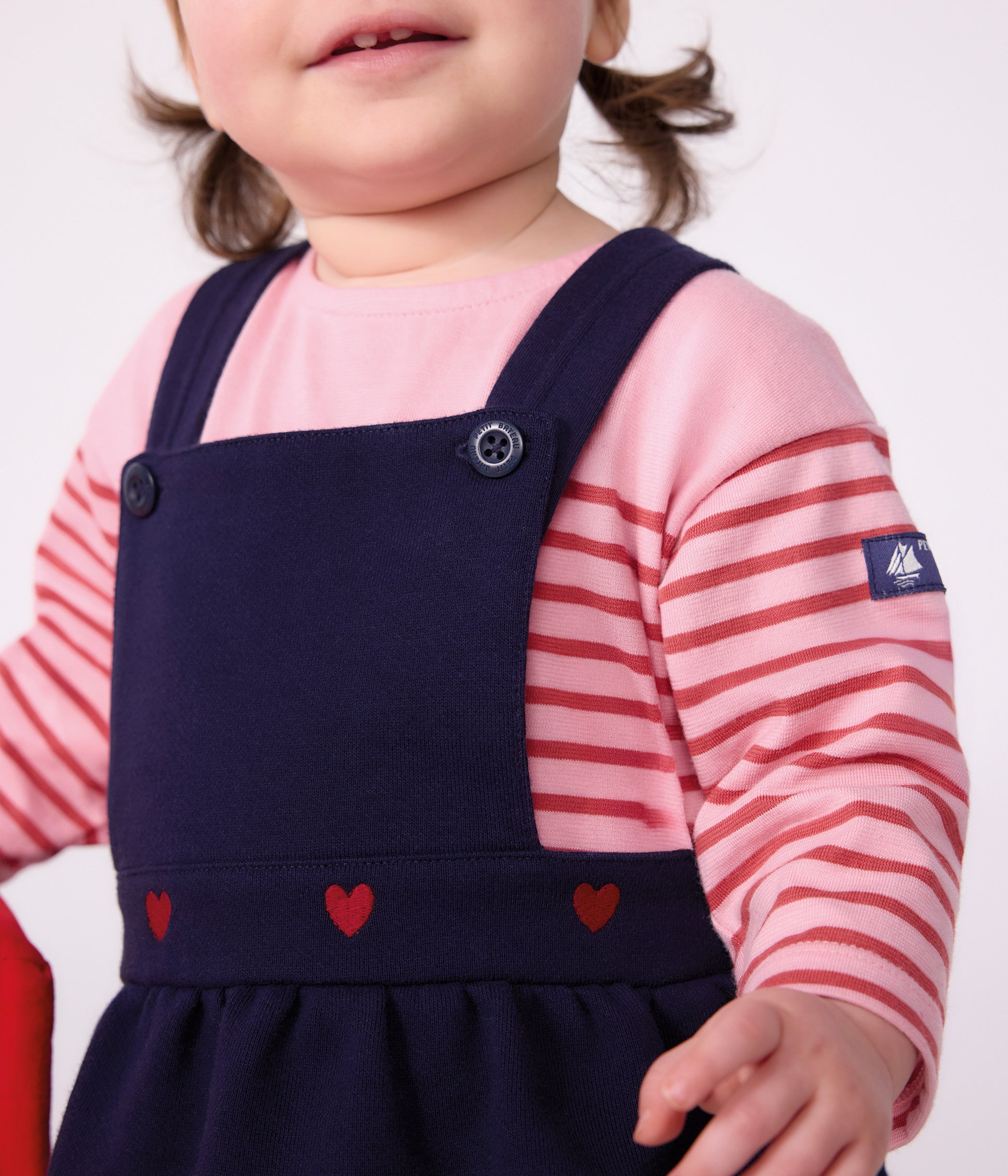 tee-shirt-bébé-en-coton-manches-longues-à-rayures