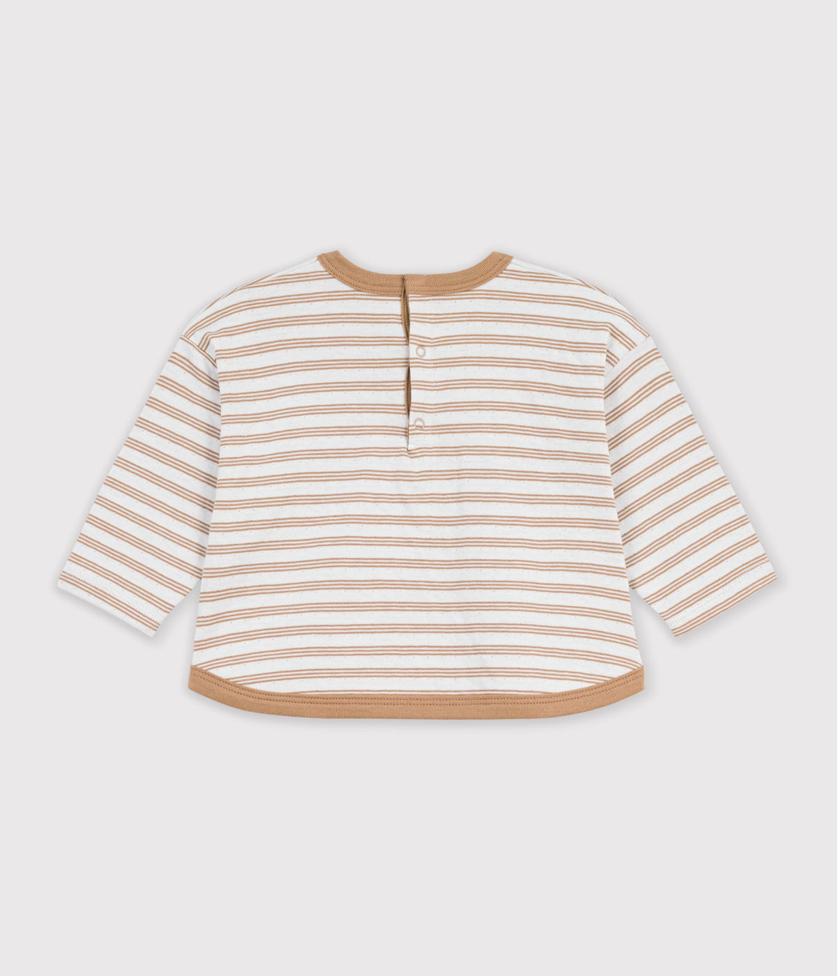 tee-shirt-bébé-en-coton-manches-longues-à-rayures