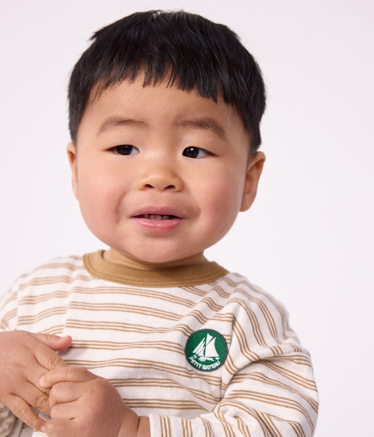 tee-shirt-bébé-en-coton-manches-longues-à-rayures