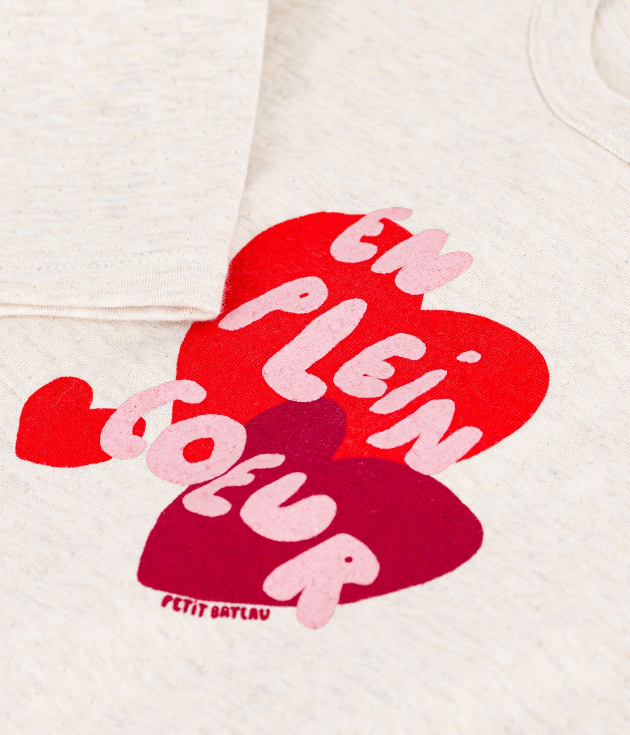 tee-shirt-bébé-en-coton-manches-longues-uni-à-motif