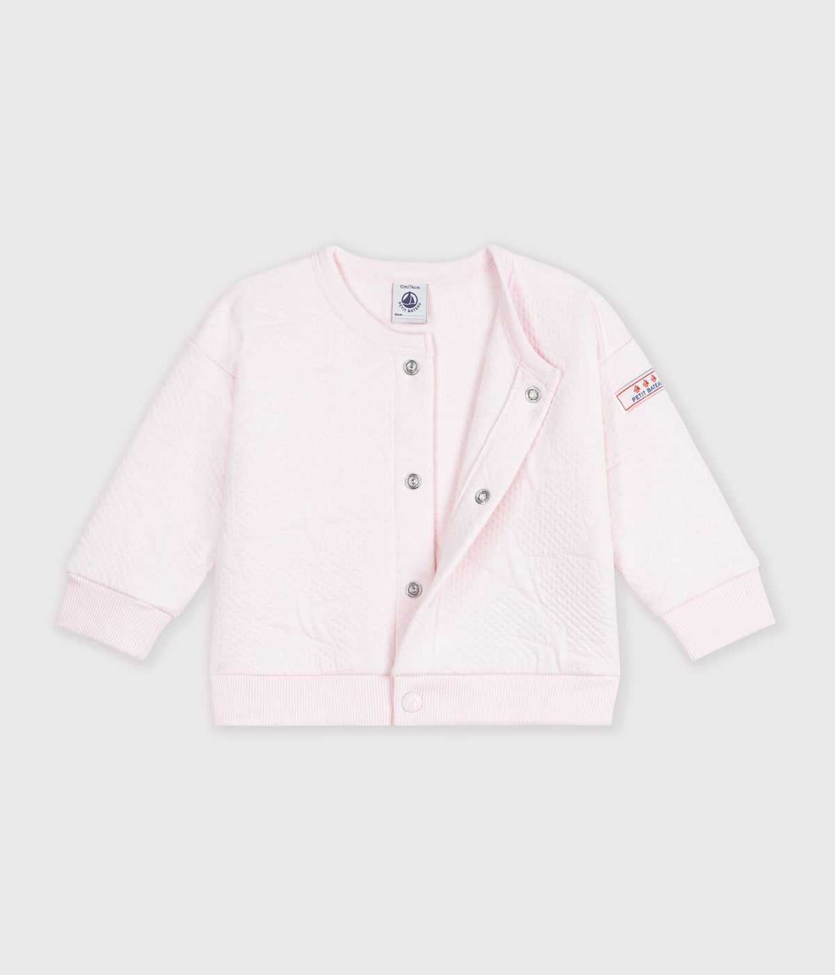 cardigan-bébé-en-coton-épais-motifs-étoiles