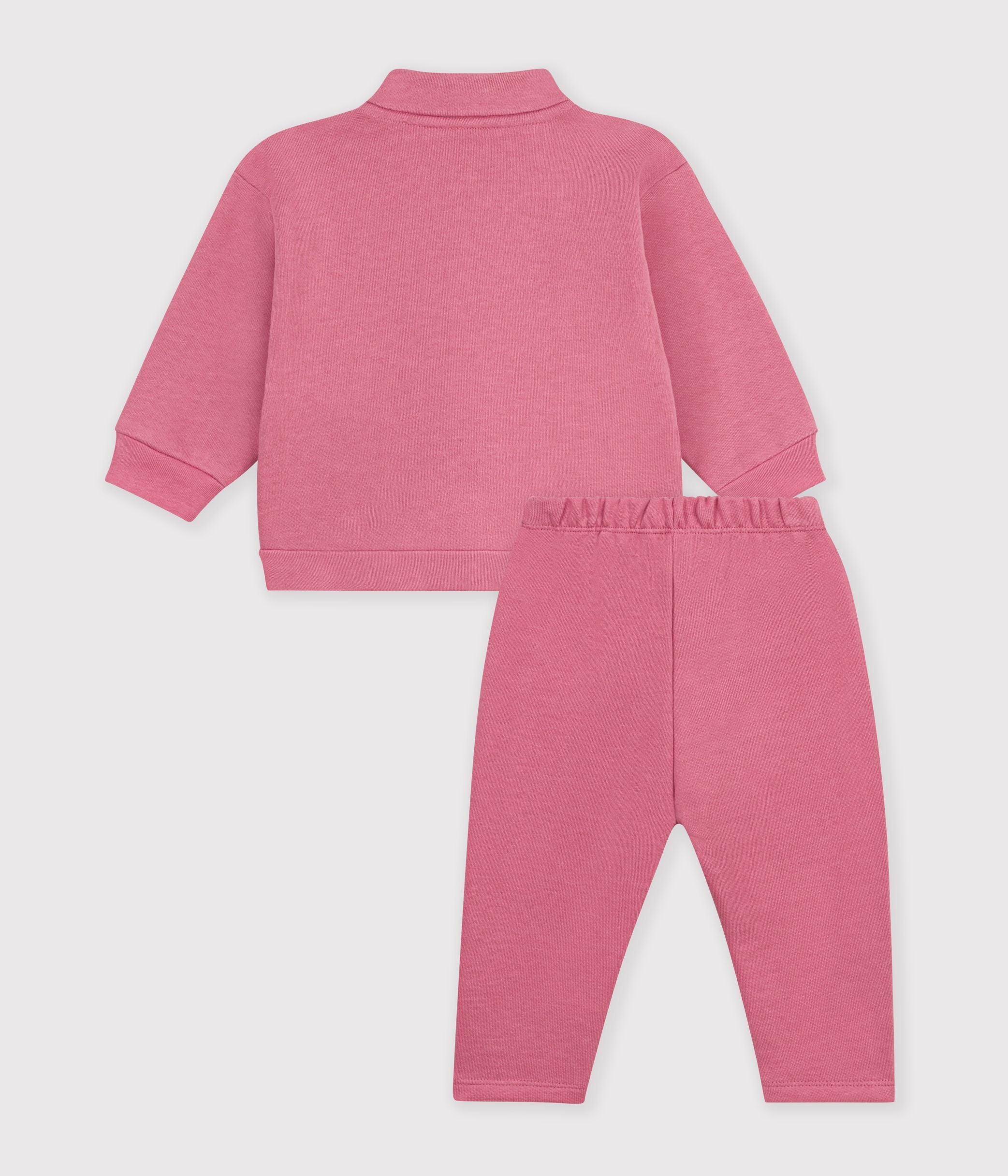 ensemble-sweatshirt-et-pantalon-bébé-en-coton-uni