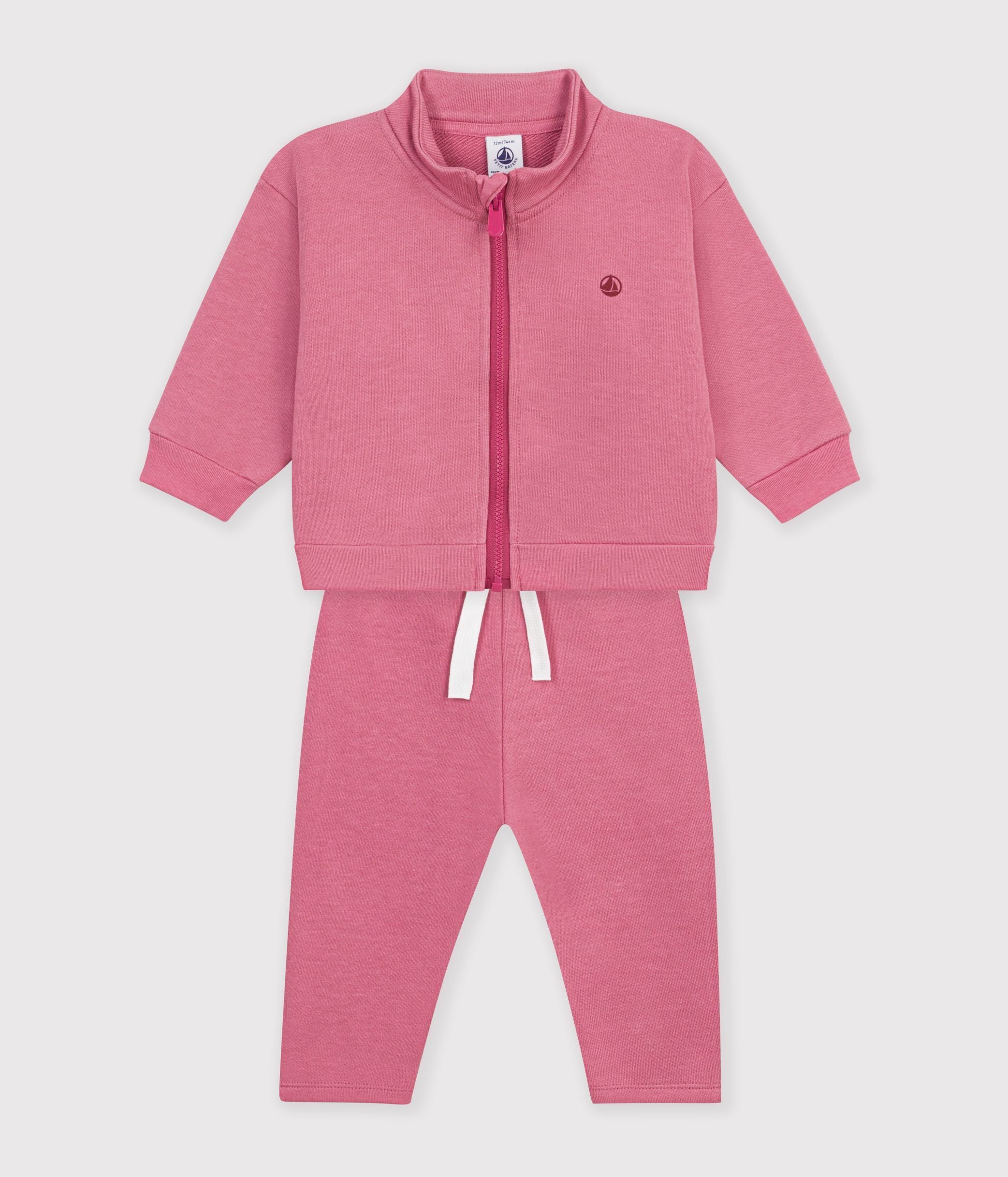 ensemble-sweatshirt-et-pantalon-bébé-en-coton-uni