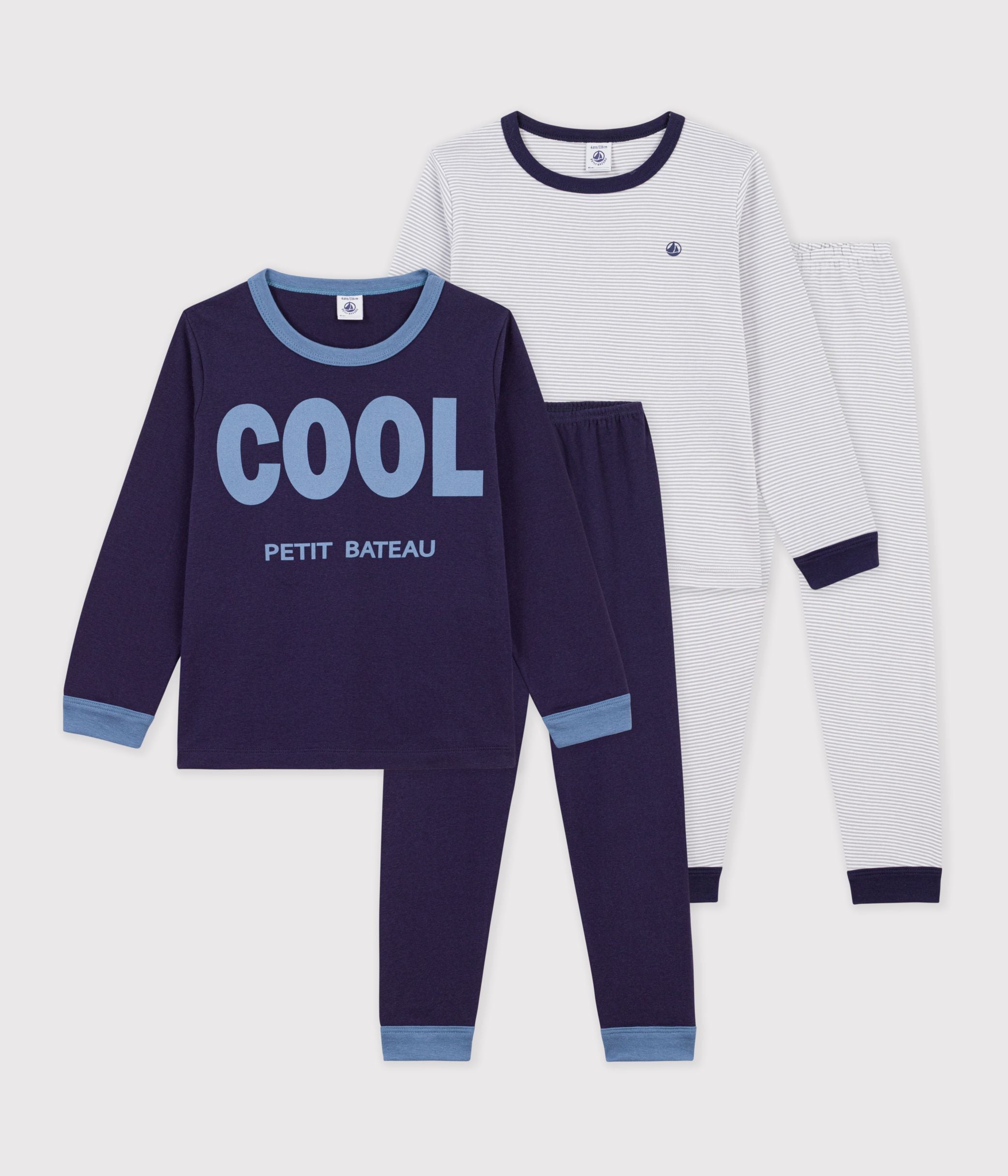 lot-de-pyjamas-enfant-en-coton-imprimé