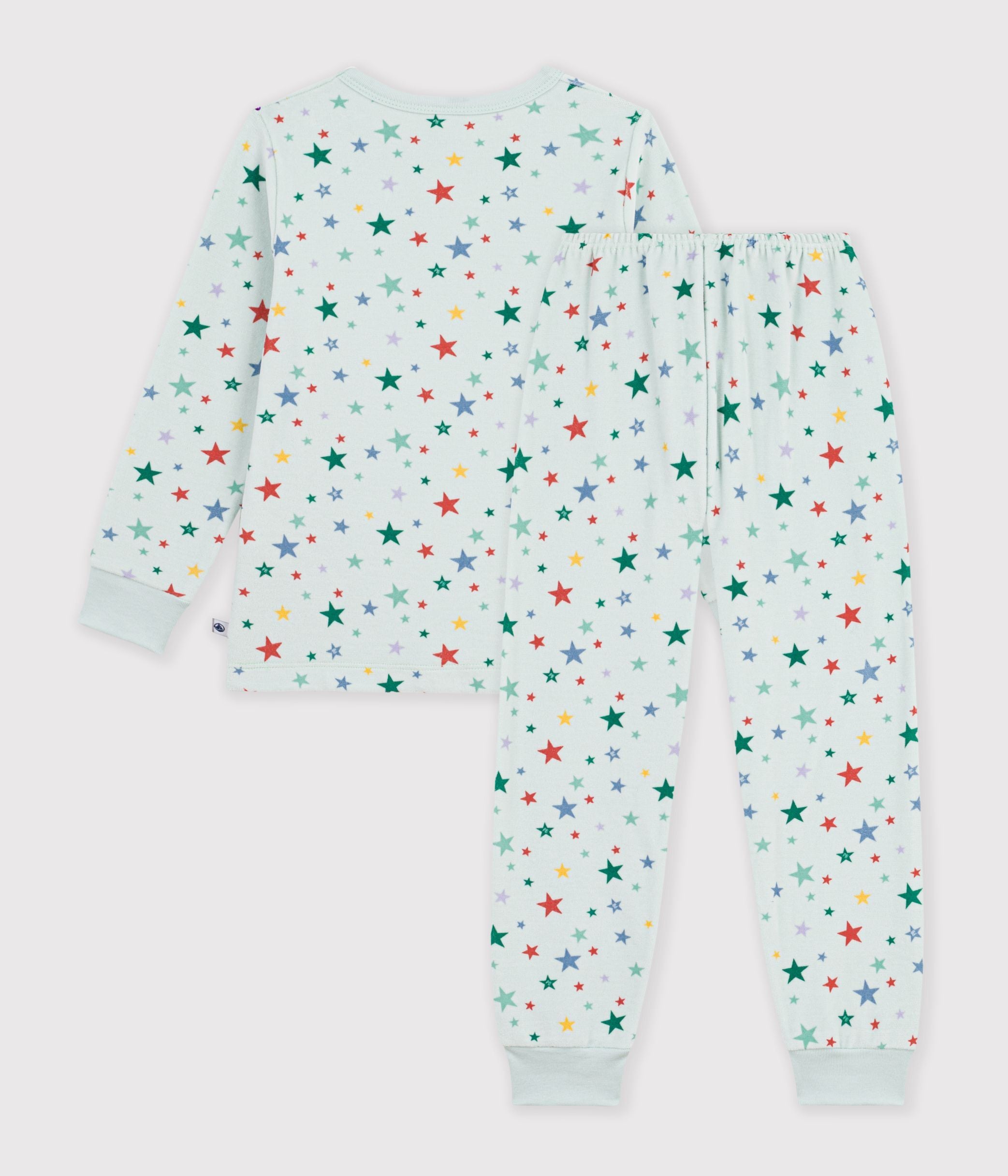 pyjama-enfant-en-velours-imprimé-étoiles