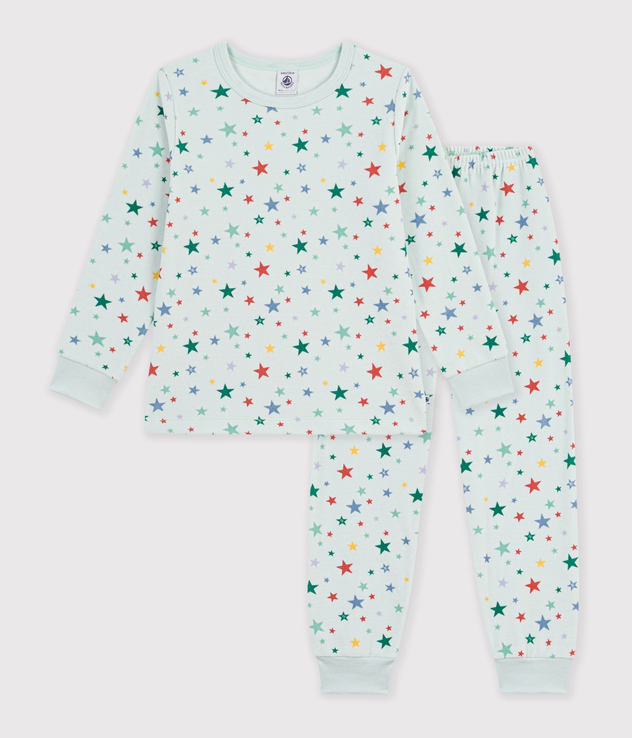 pyjama-enfant-en-velours-imprimé-étoiles