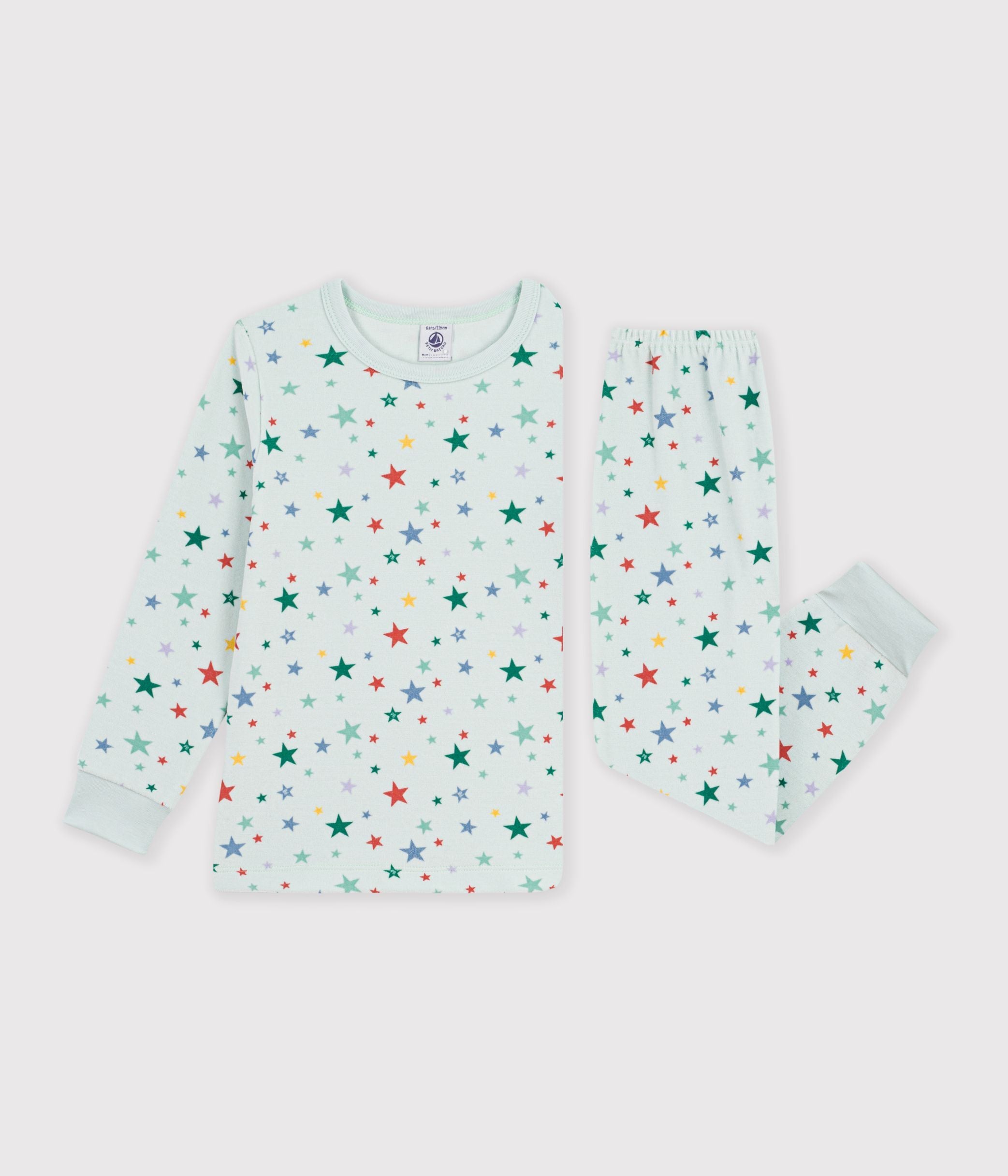 pyjama-enfant-en-velours-imprimé-étoiles