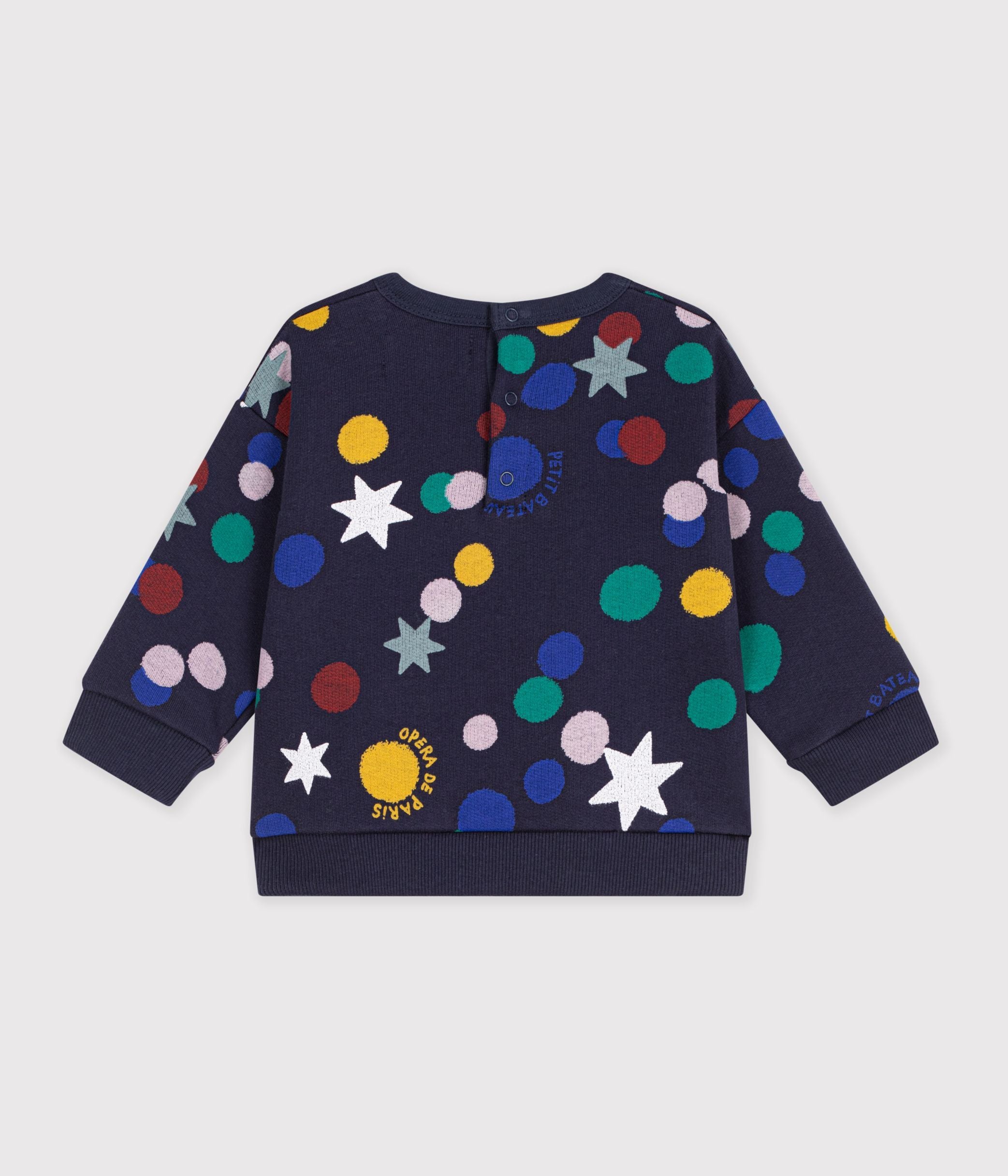 sweatshirt-bébé-en-coton-imprimé-animalier