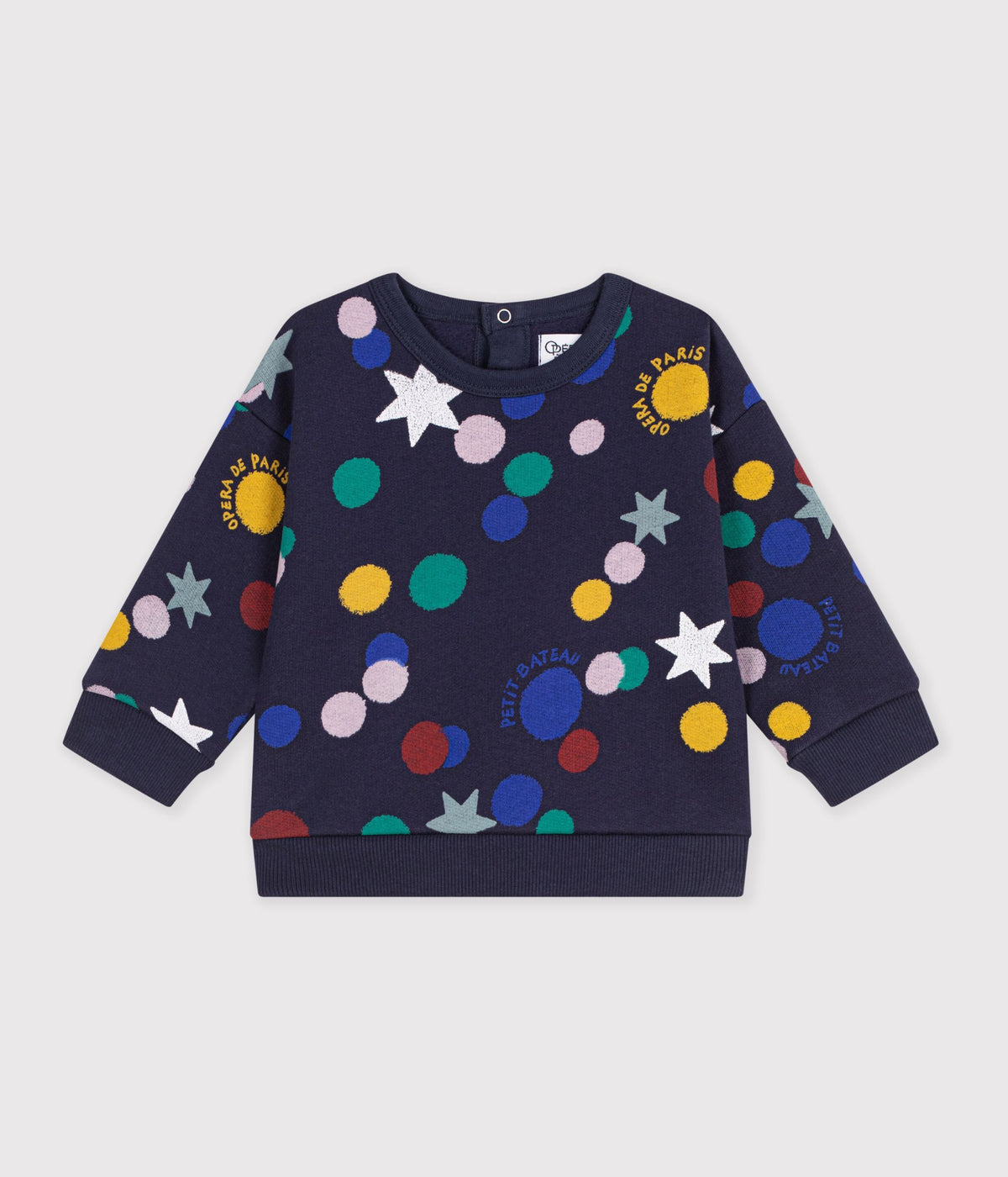sweatshirt-bébé-en-coton-imprimé-animalier