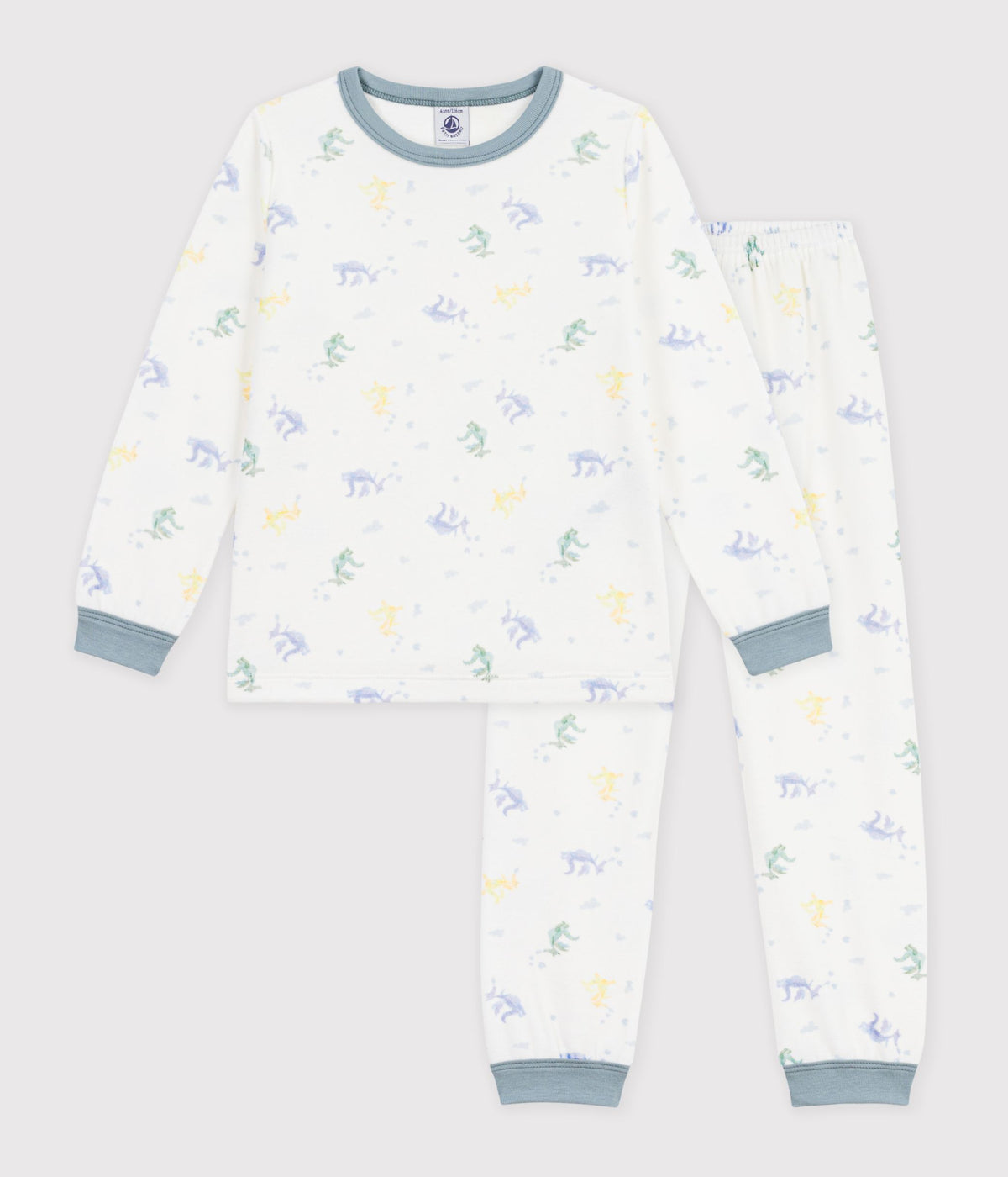 pyjama-enfant-en-velours-imprimé