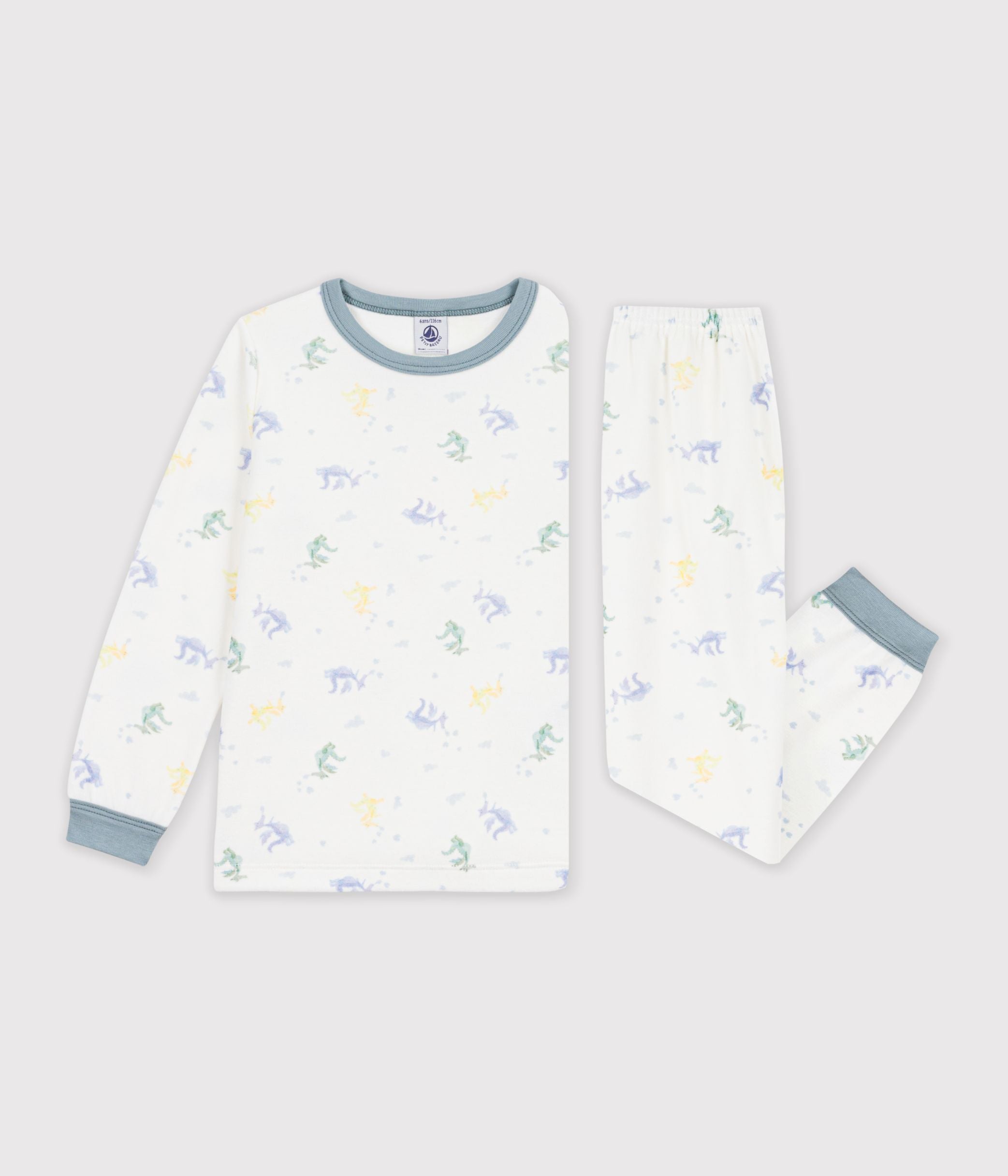 pyjama-enfant-en-velours-imprimé