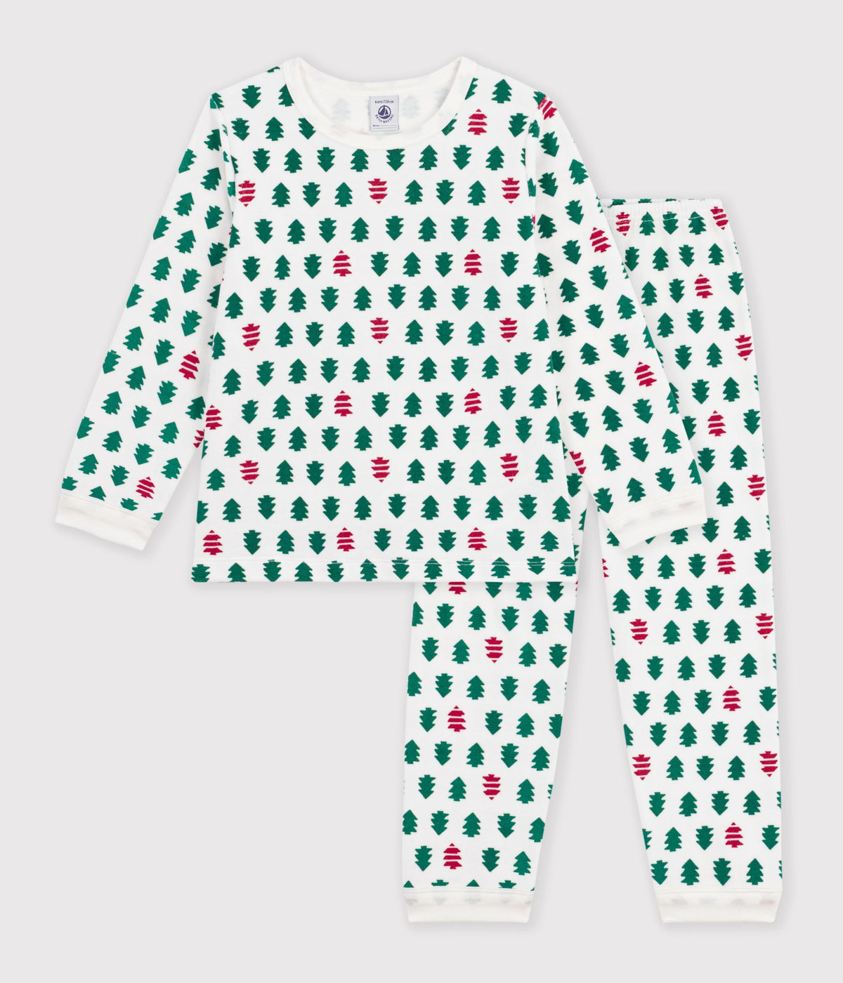 pyjama-enfant-en-velours-imprimé