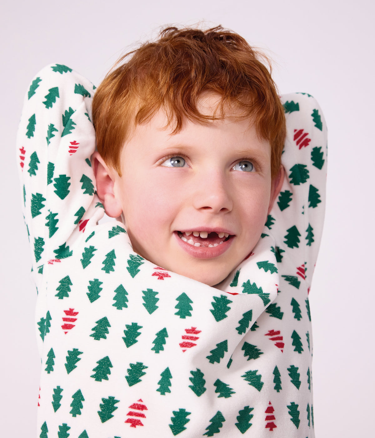 pyjama-enfant-en-velours-imprimé