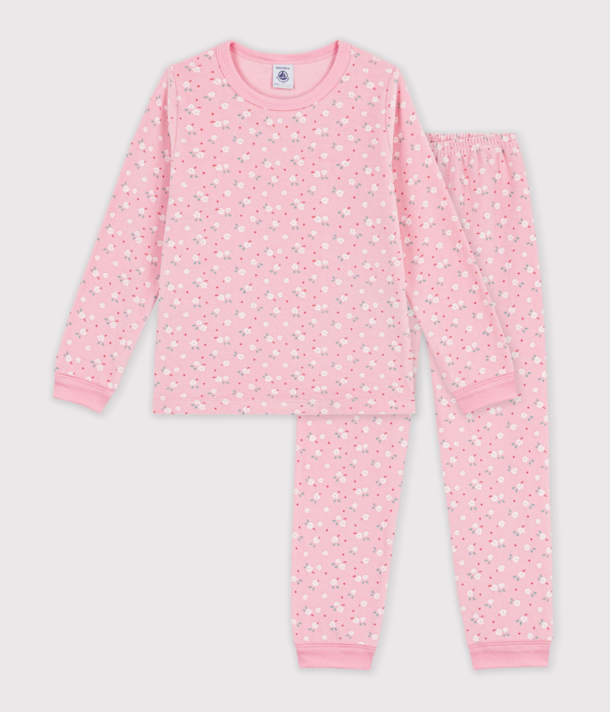 pyjama-enfant-en-velours-imprimé