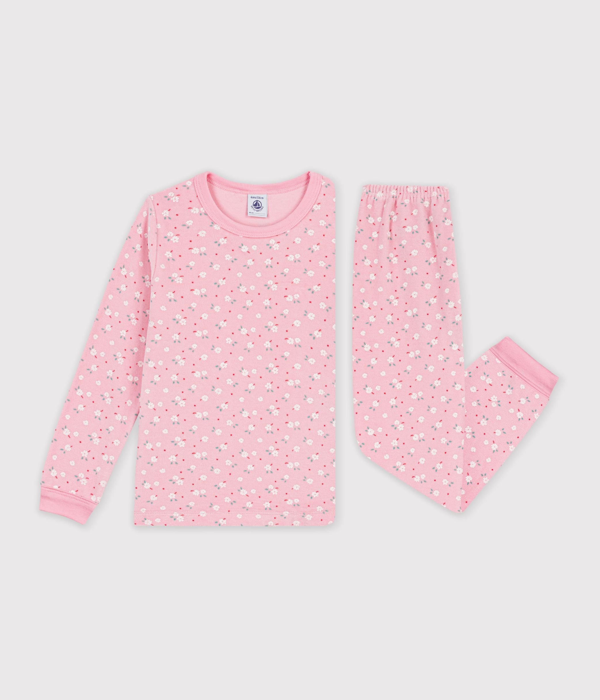 pyjama-enfant-en-velours-imprimé