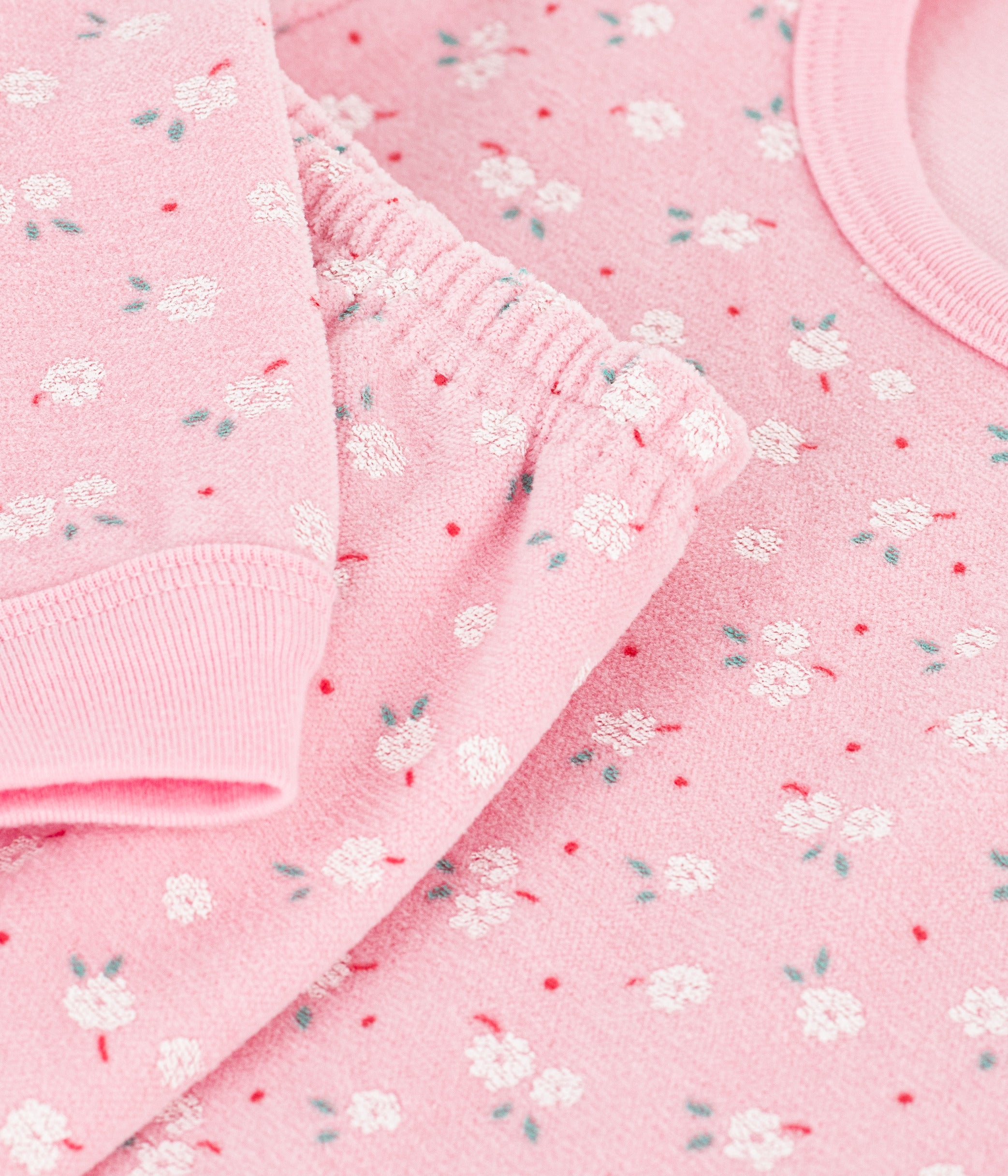 pyjama-enfant-en-velours-imprimé