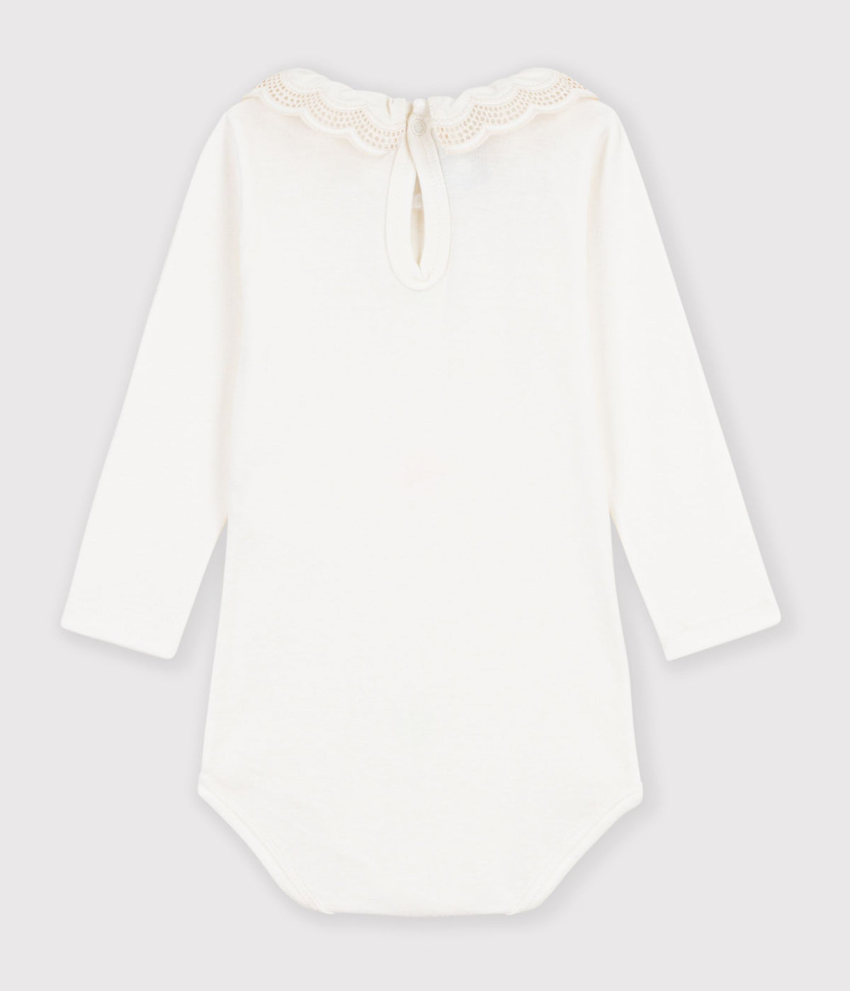 body-bébé-en-coton-uni-à-col
